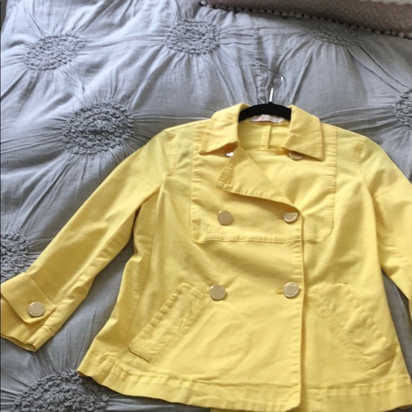 tory burch yellow jacket